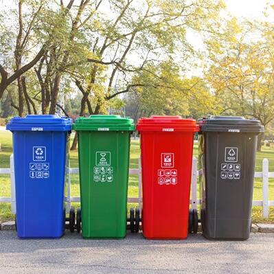 分類塑料垃圾桶120升