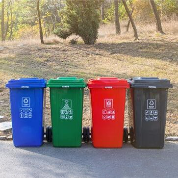 分類塑料垃圾桶100升